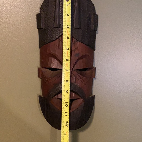 Decorative wooden mask - sold - Picture 9 of 10